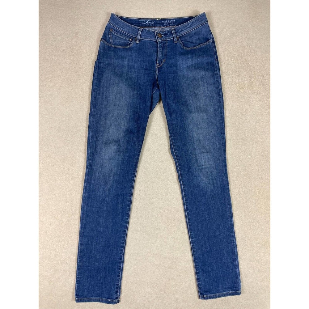 Levi's Board Curve Skinny Jeans Womens 30 Mid Rise Stretch‎ Regular Fit Blue